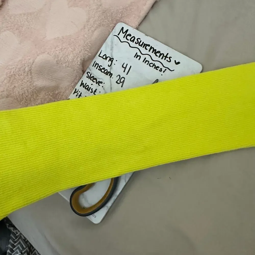 Twinset Girls' Shirred Cardigan In Yellow Neon Size 14 Brand New - Picture 10 of 13